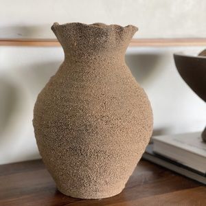 Clay vase handmade